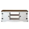 Rack 2 Puertas Línea Naturale 110 cm - Blanco/Roble en Multicolor - Muebles para TV, Uruguay | La Cueva Muebles, vista 9 de 12