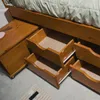 Cama Madera Maciza Con Cajones - 1 plaza - Linea Floro / Funcional - Amendoa en Madera natural - Dormitorio, Uruguay | Rústico Hogar, vista 5 de 5