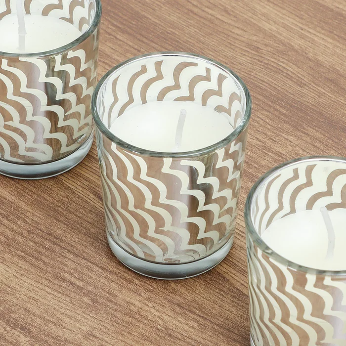 Set x3 Velas en Plateado - Velas y Portavelas, Uruguay | Tiendas Montevideo