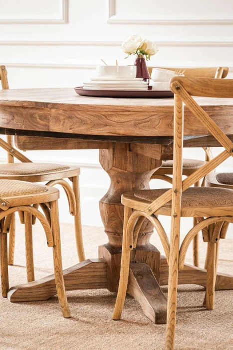 MESA COMEDOR EXTENSIBLE - 1.20 A 1.70 MTS - OLMO - Mesas de comedor, Uruguay | La Iberica, vista 2