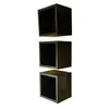 Cubo decorativo flotante para pared - Negro en Negro - Bibliotecas, Uruguay | Champagne Home, vista 1 de 5