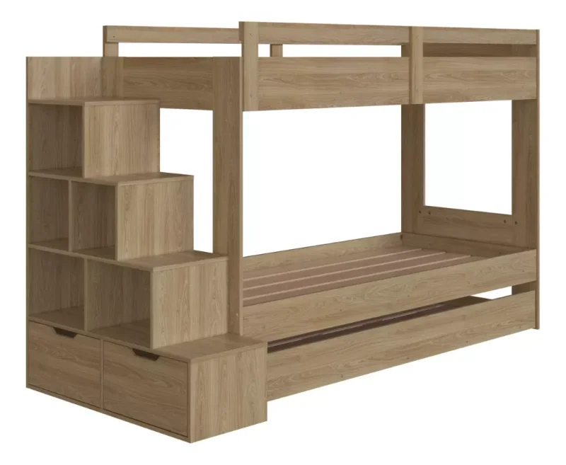 Cucheta Luca – Con Marinera – Marrón en Madera natural - Dormitorio, Uruguay | RM Muebles y Deco, vista 4