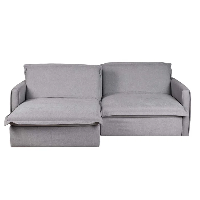 Sofá Cama 3 Cuerpos Tela Gris Verona en Gris - Sillones y sofás, Uruguay | Divino, vista 6