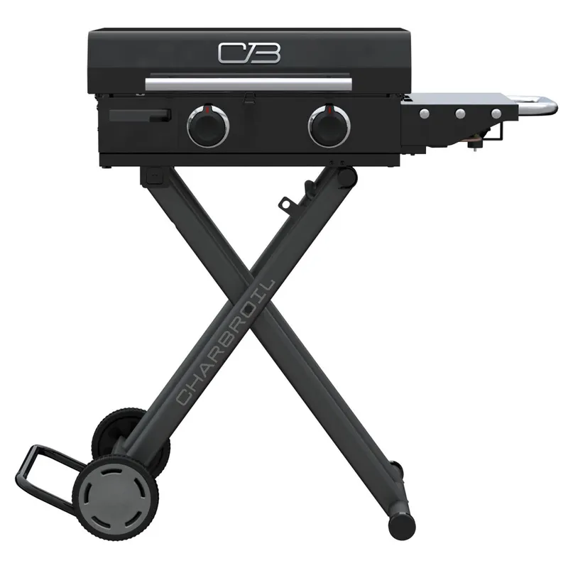 Barbacoa Plancha Acero-inoxidable Charbroil Plegable en Negro - Exterior, Uruguay | Divino