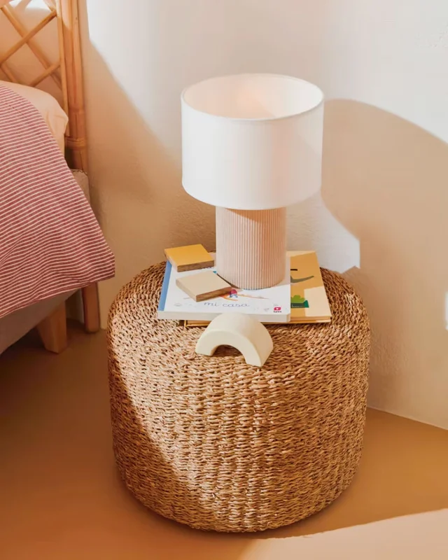 Lámpara de mesa Bianella - de pana beige en Beige - Lámparas de mesa, Uruguay | Kavehome, vista 3