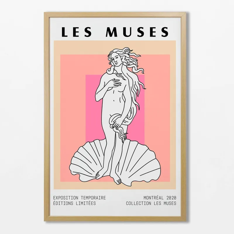 Les Muses - Venus en Multicolor - Láminas, Uruguay | La Cuadrería