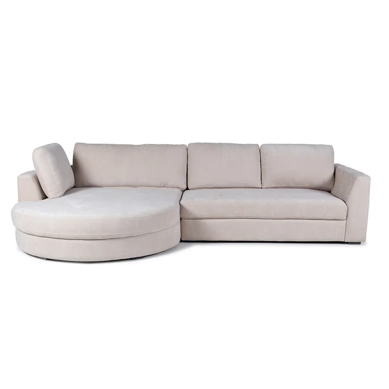 Rinconera Lotus - Tela Microfibra - Chaise Izquierdo - 12072 (Beige) en Beige - Sillones y sofás, Uruguay | NYR, vista 3