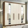 Ropero Placares Master Vip 8 Puertas 8 Estantes Con Espejo en JATOBA ARENA - Butacas, banquetas y puffs, Uruguay | Soy Hogar, vista 6 de 8
