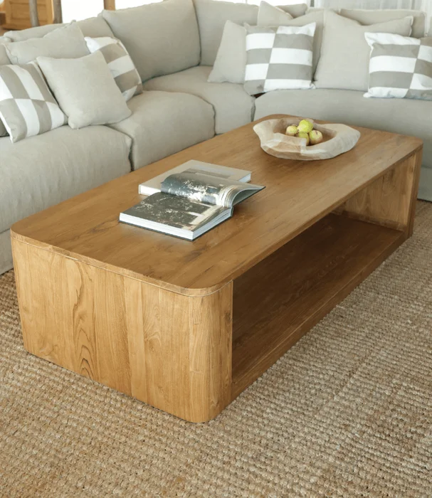 MESA DE LIVING OSLO OPEN en Madera natural - Mesas de living, Uruguay | Masinfinito Casa