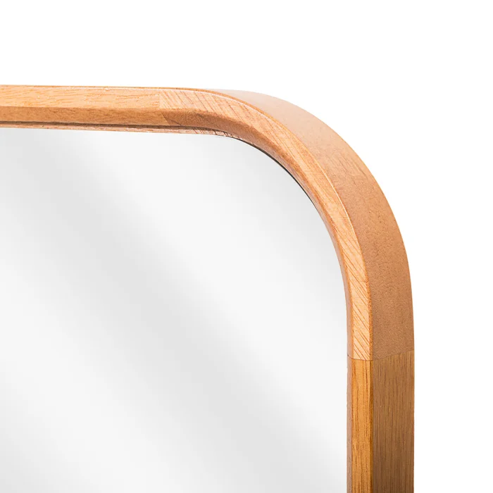 Espejo Natural/beige Mdf Y Vidrio Palazzo en Madera natural - Espejos, Uruguay | Divino, vista 2