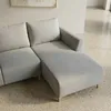 Rinconera Gino - Tela Microfibra - Chaise derecho - TC1009 (Plata) en Gris - Sillones y sofás, Uruguay | NYR, vista 6 de 7