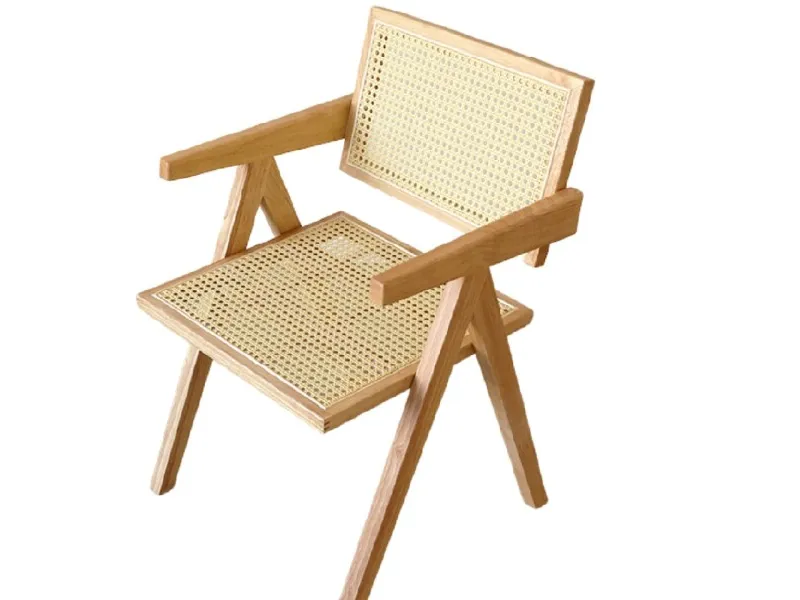 Butaca Rattan en Madera - Natural en Madera natural - Butacas, banquetas y puffs, Uruguay | Finkel