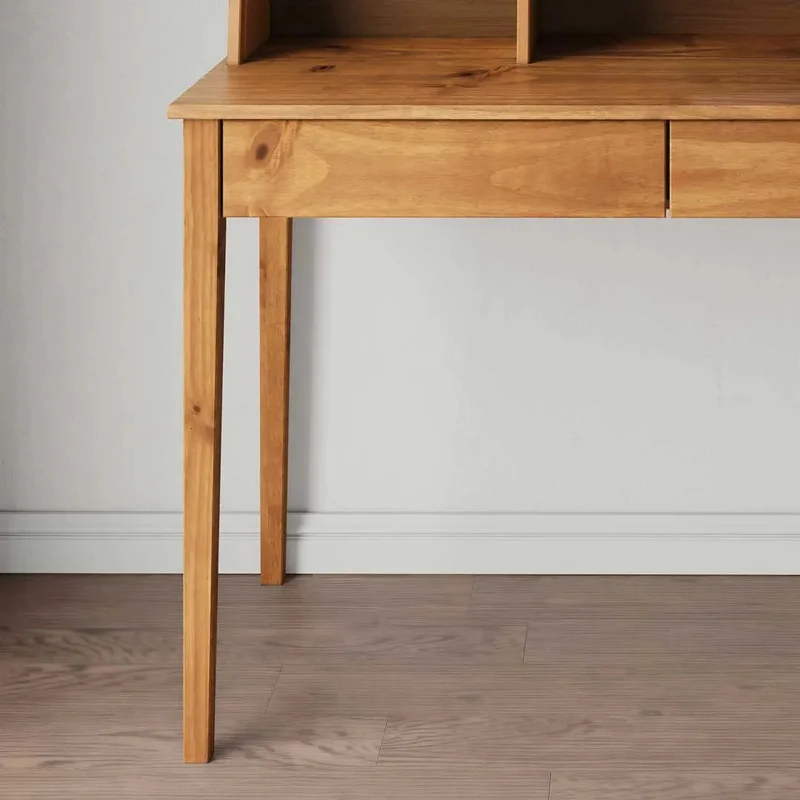 Escritorio Alice 110CM 2 Cajones - Madera Maciza en Madera natural - Escritorios, Uruguay | Balton, vista 11