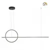 Colgante Led linea y anillo 49W Dimerizable en Negro - Lámparas colgantes, Uruguay | Iluminica, vista 2 de 6