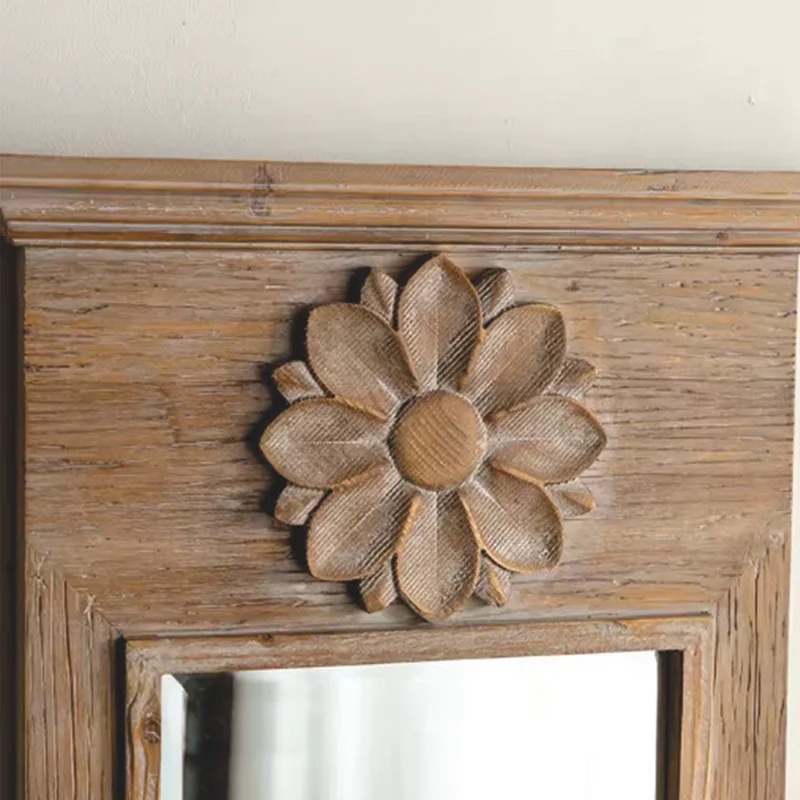 Espejo estilo frances alto en Madera natural - Espejos, Uruguay | Decotech, vista 5