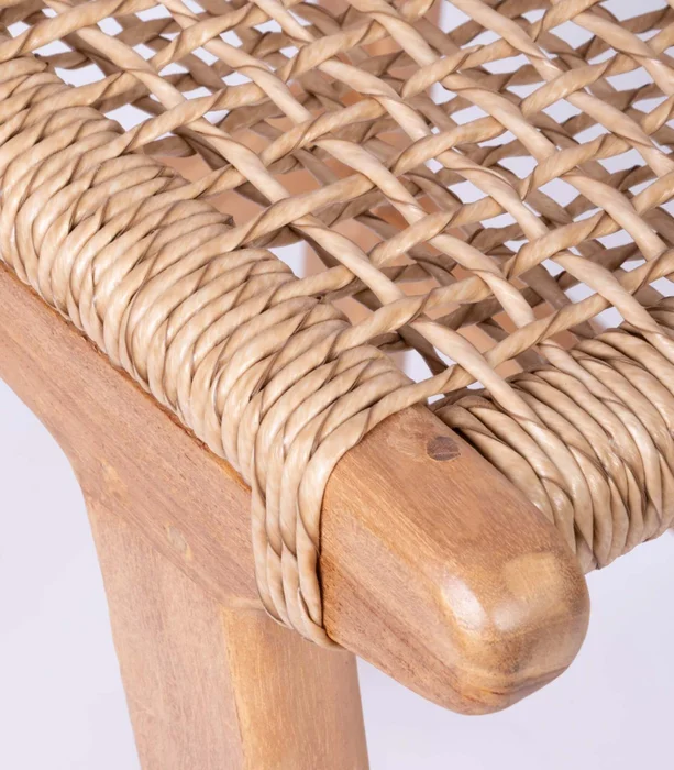 Silla Bar Madera Natural-beige Curazao en Beige - Muebles para el exterior, Uruguay | Divino, vista 5