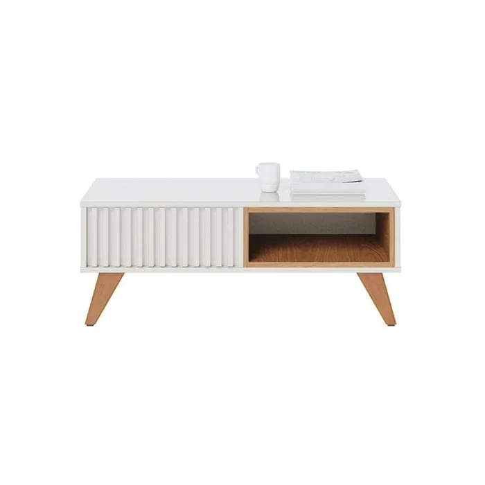 Mesa De Living Mesa Ratona Living Comedor Minimalista en FREIJO OFF WHITE - Sillones y sofás, Uruguay | Soy Hogar, vista 10