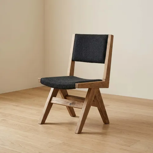 Silla De Comedor Madera Natural-beige Romero en Madera natural - Sillas, Uruguay | Divino