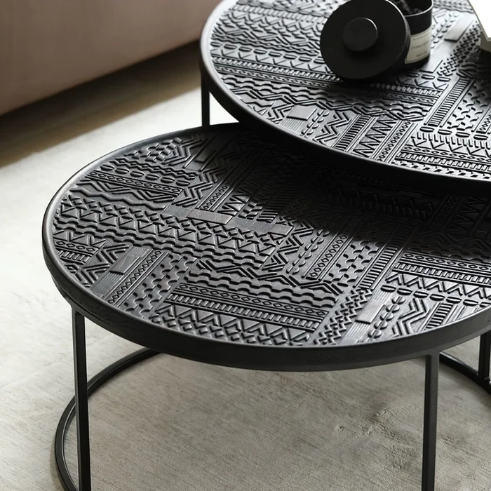 MESA DE CENTRO VOLTA Negro Small en Negro - Mesas de comedor, Uruguay | Viasono, vista 2