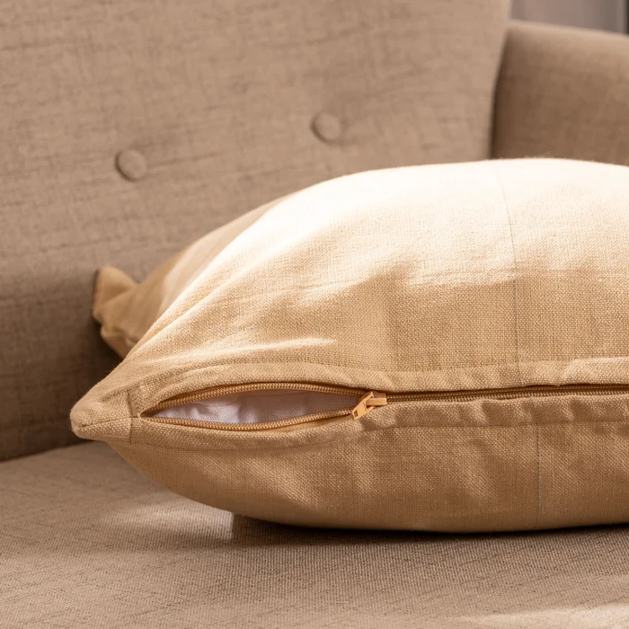 Funda para Almohadón Combinado en Beige - Textiles, Uruguay | Arredo, vista 2