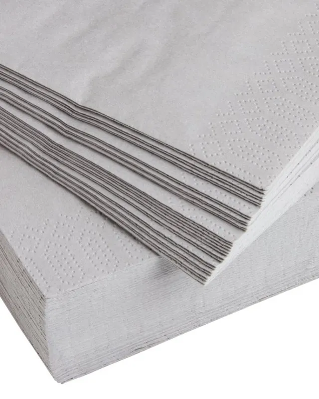 Servilletas papel MOLTE gris 40x40 50uds en Gris - Velas y Portavelas, Uruguay | JYSK
