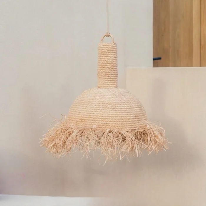 Lámpara Kita Grande en Beige - Lámparas colgantes, Uruguay | Casakos