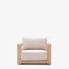 Butaca Ambra de madera maciza de acacia con acabado claro FSC 100% en Beige - Butacas, banquetas y puffs, Uruguay | Kavehome, vista 8 de 10