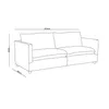 Sofá 3 Cuerpos Tela Natural-beige Amsterdam Beige en Beige - Sillones y sofás, Uruguay | Divino, vista 8 de 8