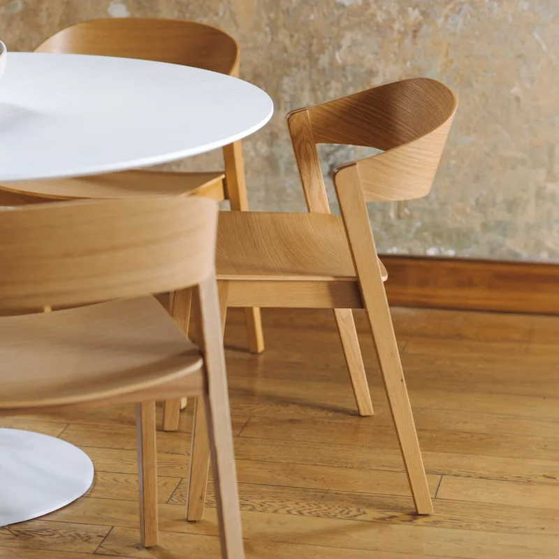 Silla Oslo - Natural en Madera natural - Sillas, Uruguay | Samic, vista 3
