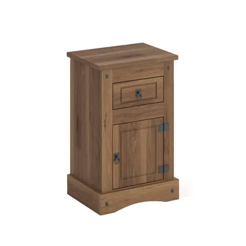 Mesa de luz - Linea Mexicana - Ecommerce - Nogal en Marrón - Mesas de luz, Uruguay | Rústico Hogar