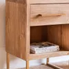 MESA DE LUZ SUR - ALAMO Y HIERRO ORO VIEJO en Madera natural - Mesas de luz, Uruguay | La Iberica, vista 2 de 12