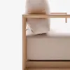 Sofá Ambra de 3 plazas de madera maciza de acacia con acabado claro 249 cm FSC 100% en Beige - Sillones y sofás, Uruguay | Kavehome, vista 5 de 10