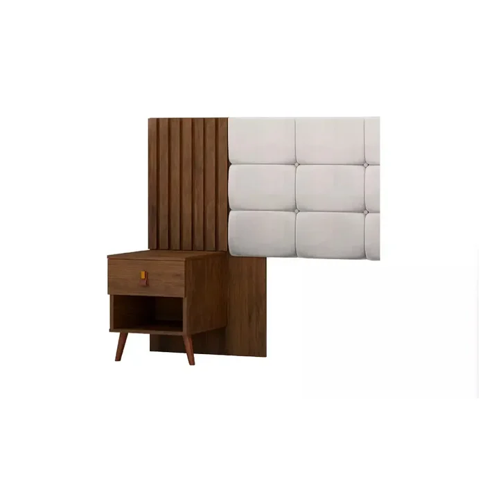 Respaldos Box Lady 2 Plazas Tapizado Con Mesas De Luz en JEQUITIBA - Respaldos de cama, Uruguay | Soy Hogar, vista 3