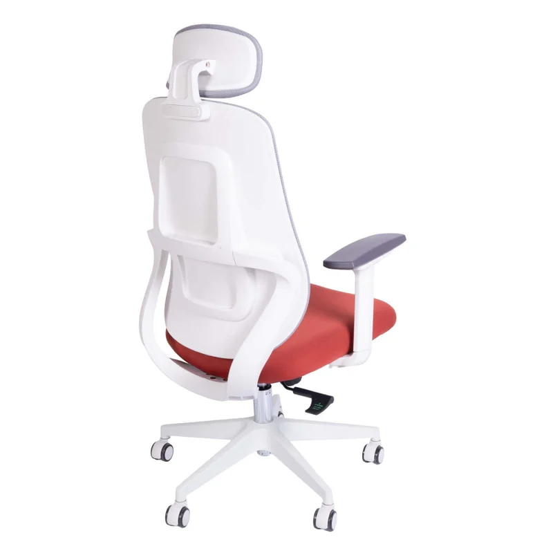 Silla De Oficina Malla Blanco Damasco en Multicolor - Sillas de escritorio, Uruguay | Divino, vista 7