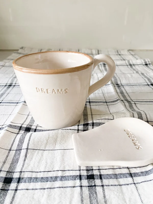 Taza + apoya cucharita en Beige - Decoración, Uruguay | Dreams On Time, vista 10