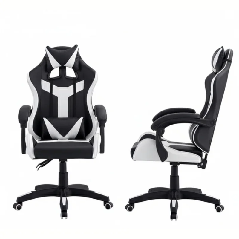 Silla Gamer Ergonomica Blanco en Blanco - Escritorios y sillas de escritorio, Uruguay | Unilux, vista 3