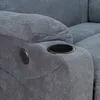 Sofá Reclinable Multifunción 1 Cuerpo Tela Gris Atika en Gris - Sillones y sofás, Uruguay | Divino, vista 6 de 9