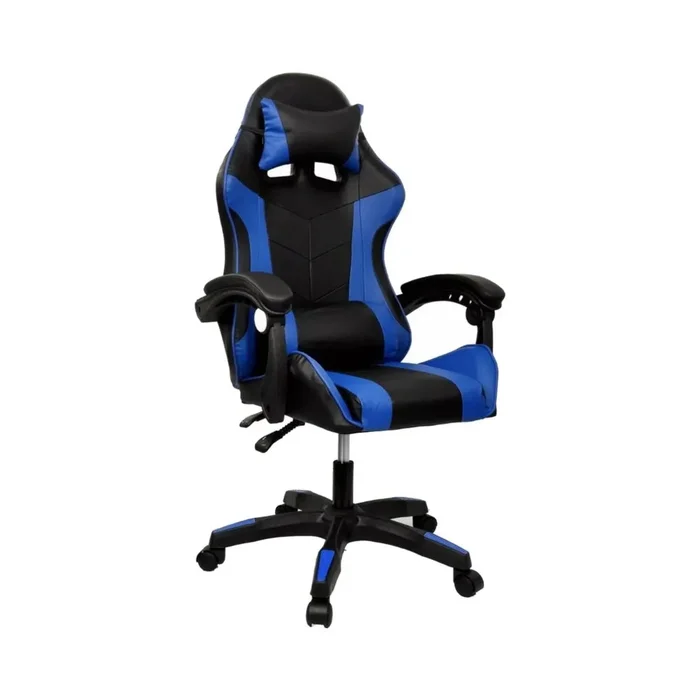 Silla Gamer Gaming Reclinable - Azul en Azul - Sillas de escritorio, Uruguay | Ecowood, vista 4