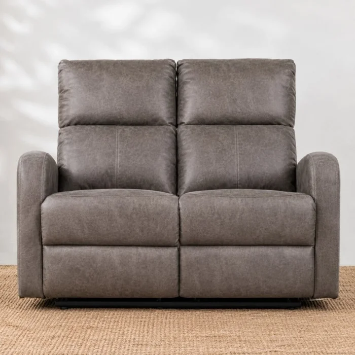 Sillón Reclinable Taos 2 Cuerpos Gris en Gris - Sillones y sofás, Uruguay | Aihaus