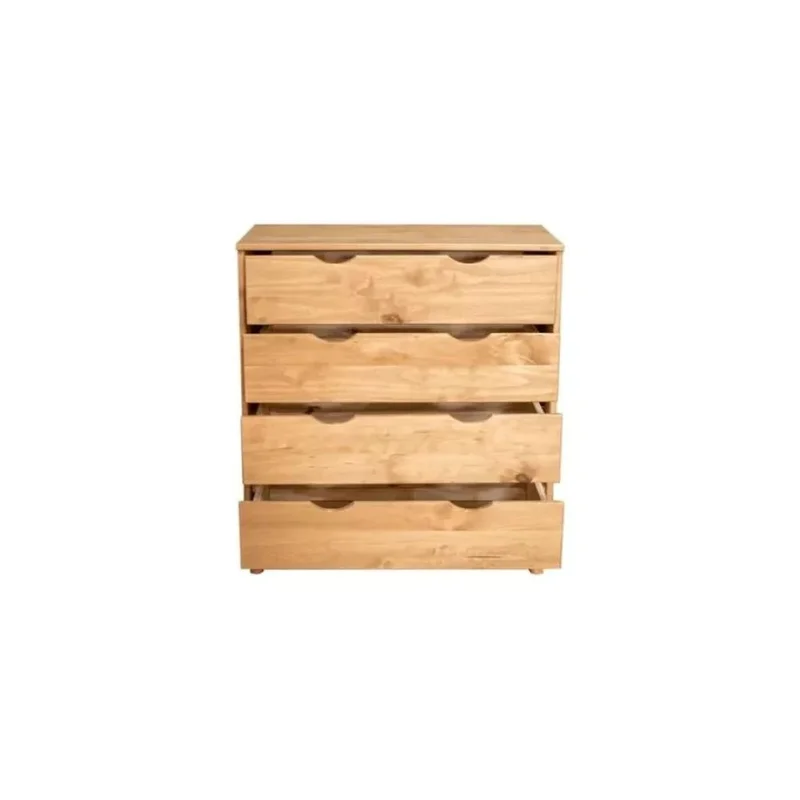 Cómoda 4 Cajones - Línea Berlin - Marrón en Marrón - Cómodas, Uruguay | Ecowood, vista 5