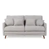 Sofá Realeza - Tela Microfibra - 2 cuerpos - 12073 (Greige) en Beige - Sillones y sofás, Uruguay | NYR, vista 2 de 6