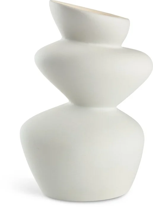 Jarrón BENNY A11xL16xA25cm blanco en Blanco - Jarrones, Uruguay | JYSK