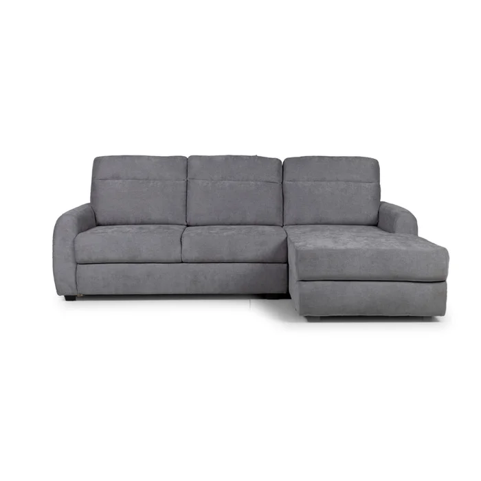 Rinconera Elyon - Tela Microfibra - Chaise derecho - 9250 (Grafito) en Gris - Sillones y sofás, Uruguay | NYR, vista 2