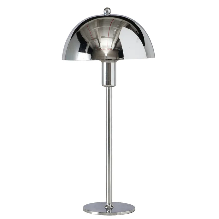 Lámpara De Mesa Metal Gris 2071064 en Plateado - Lámparas de mesa, Uruguay | Divino