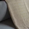 Manta para sillón y cama algodón Rombos Mostaza - 130cm - Textiles, Uruguay | Buho Store, vista 4 de 5
