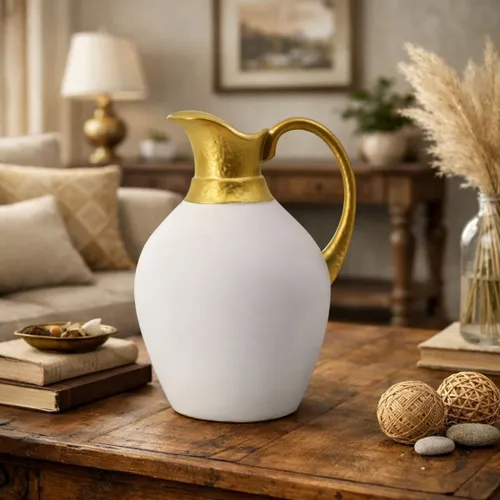 JARRON GOLD Blanco - Decoración, Uruguay | Viasono