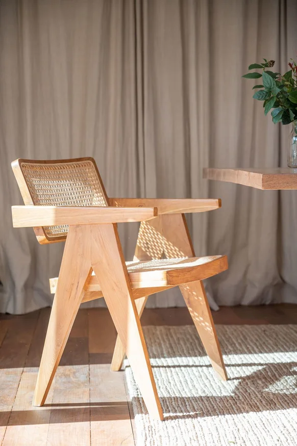 SILLA EIFFEL MADERA DE TEKA  en Madera natural - Sillas, Uruguay | Masinfinito Casa, vista 2