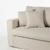 Sofá Moscow con Funda - Tela Rústica - 3 cuerpos - TD5260-1635 (Beige) en Beige - Sillones y sofás, Uruguay | NYR, vista 4 de 5