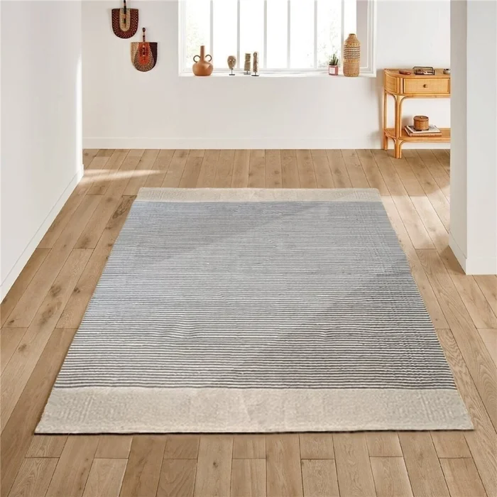 ALFOMBRA 170X250CM NATURAL CENTRO CARBON - Alfombras, Uruguay | Decohogar, vista 2