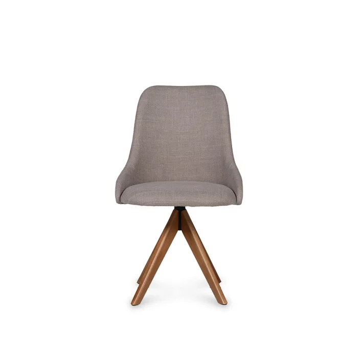 Silla Giratoria Valentina 143 - Tela Microfibra - A6 (Tostado) en Beige - Butacas, banquetas y puffs, Uruguay | NYR, vista 2